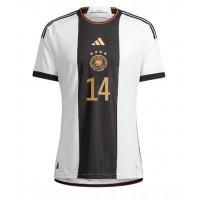 Koszulka piłkarska Niemcy Jamal Musiala #14 Strój Domowy MŚ 2022 tanio Krótki Rękaw